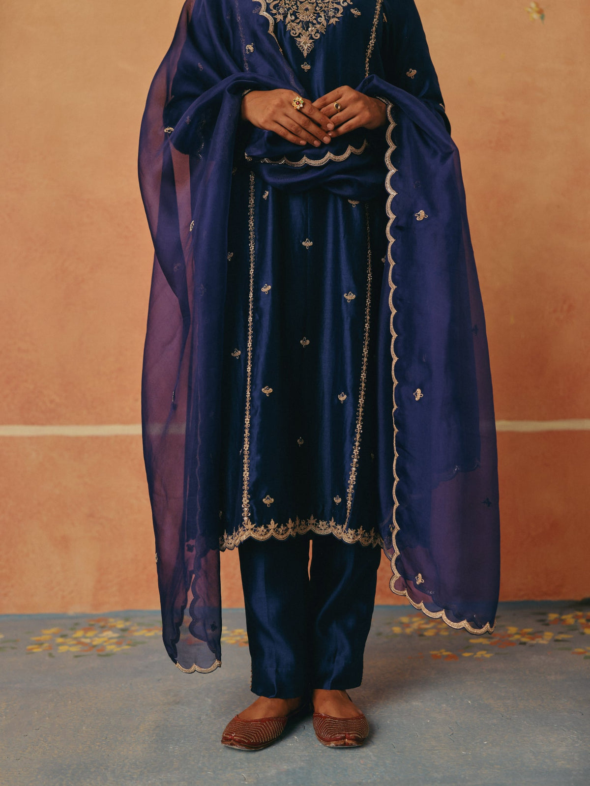 Neelam Nazakat Kurta Set
