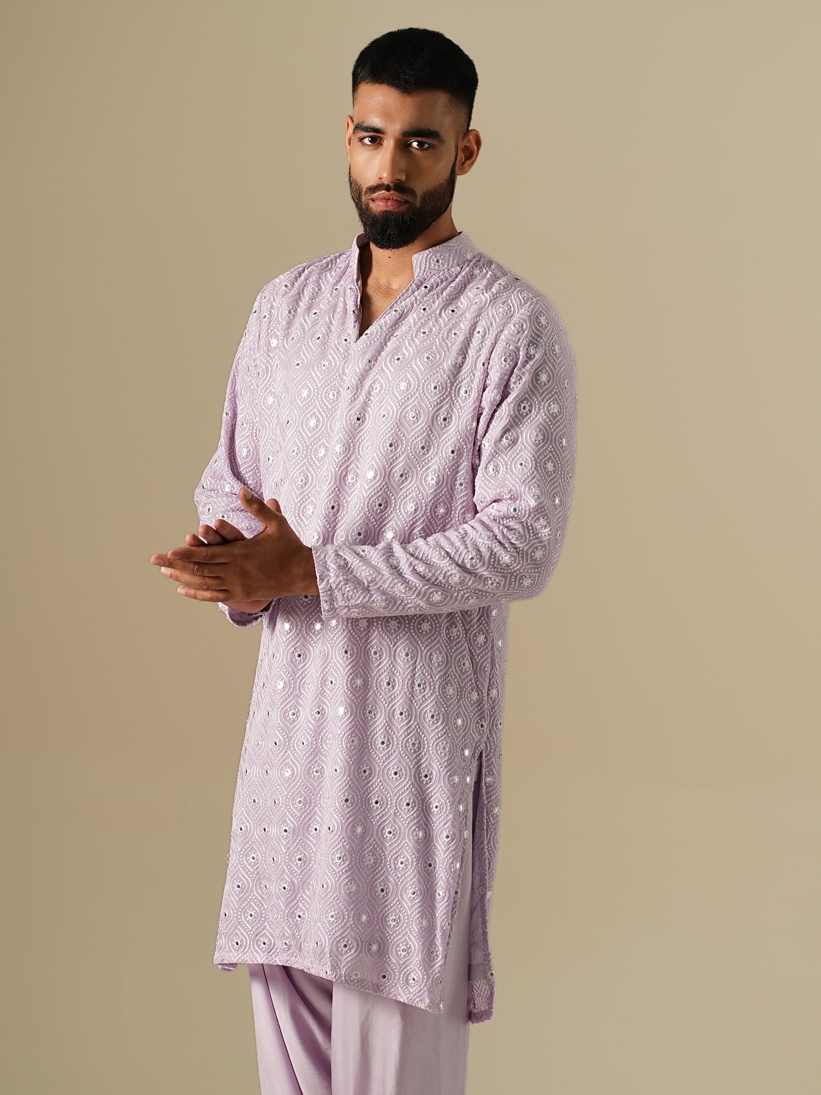 Lavender Taara Kurta Set