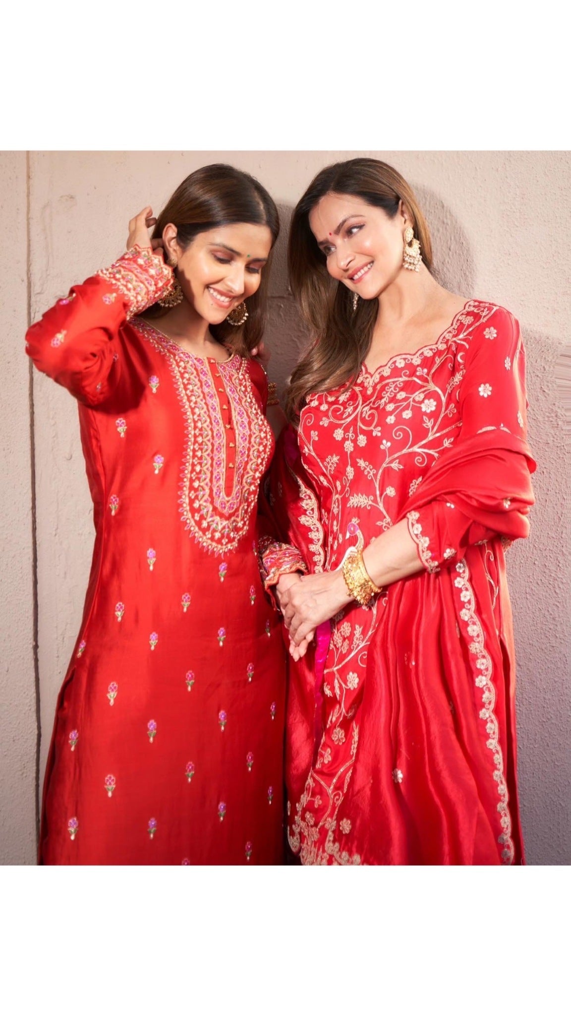 Straight Kurta Set With Zari Embroidery