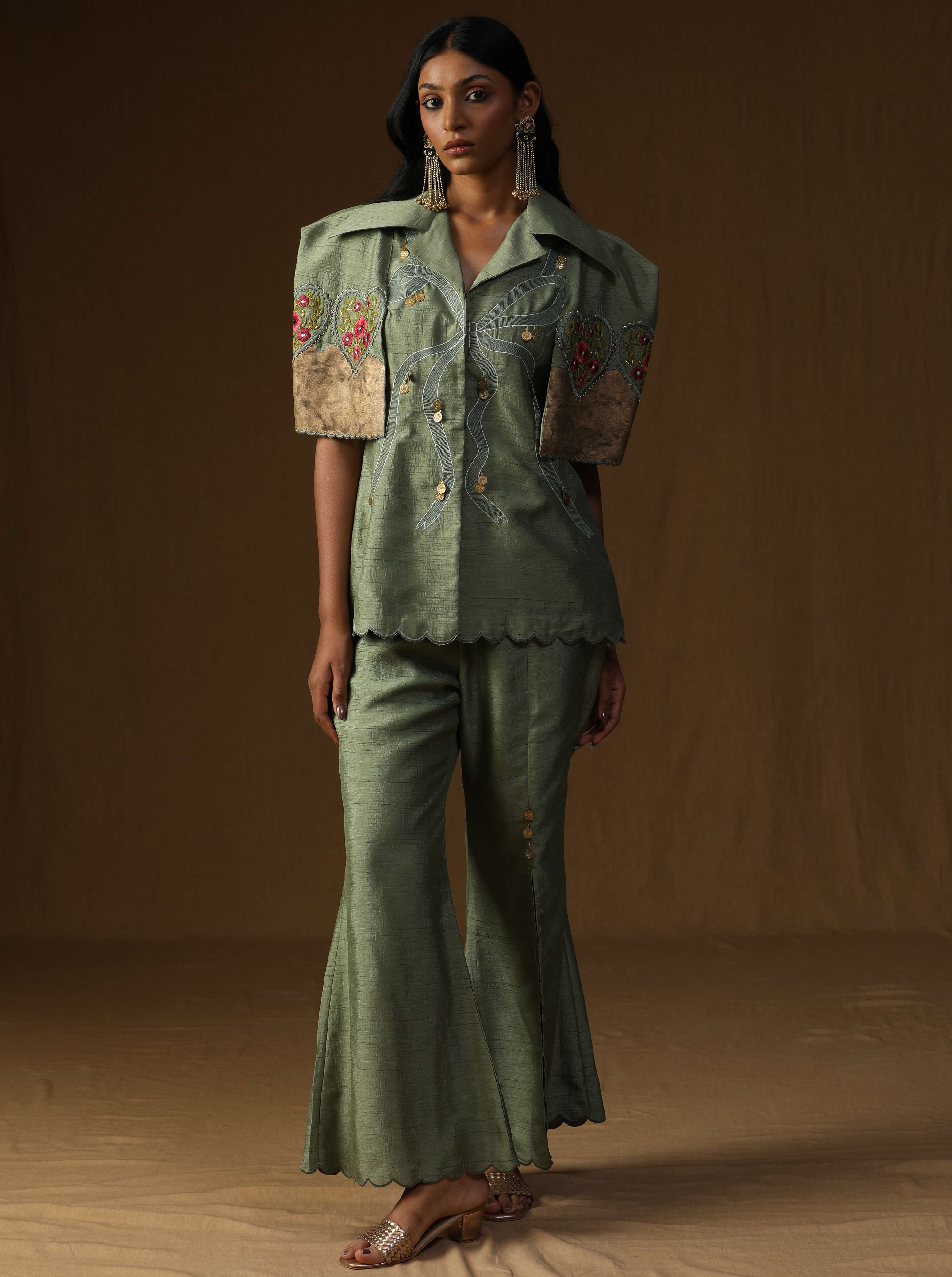 Chitra Pista Noor � The Artisan Rooh Co-ord Set