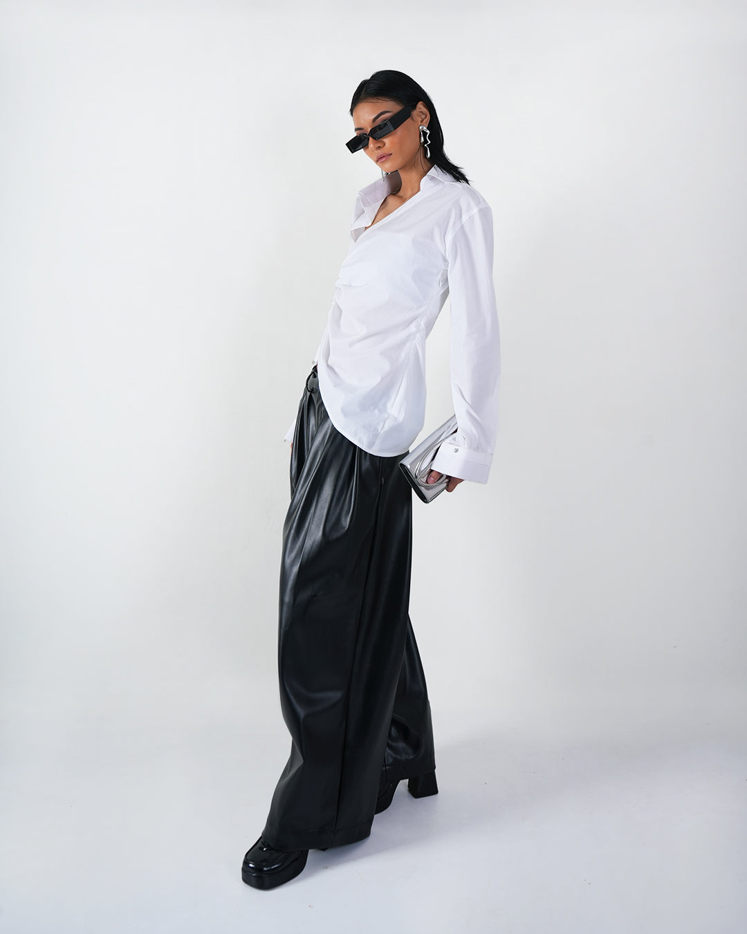 Offset Shirt Top