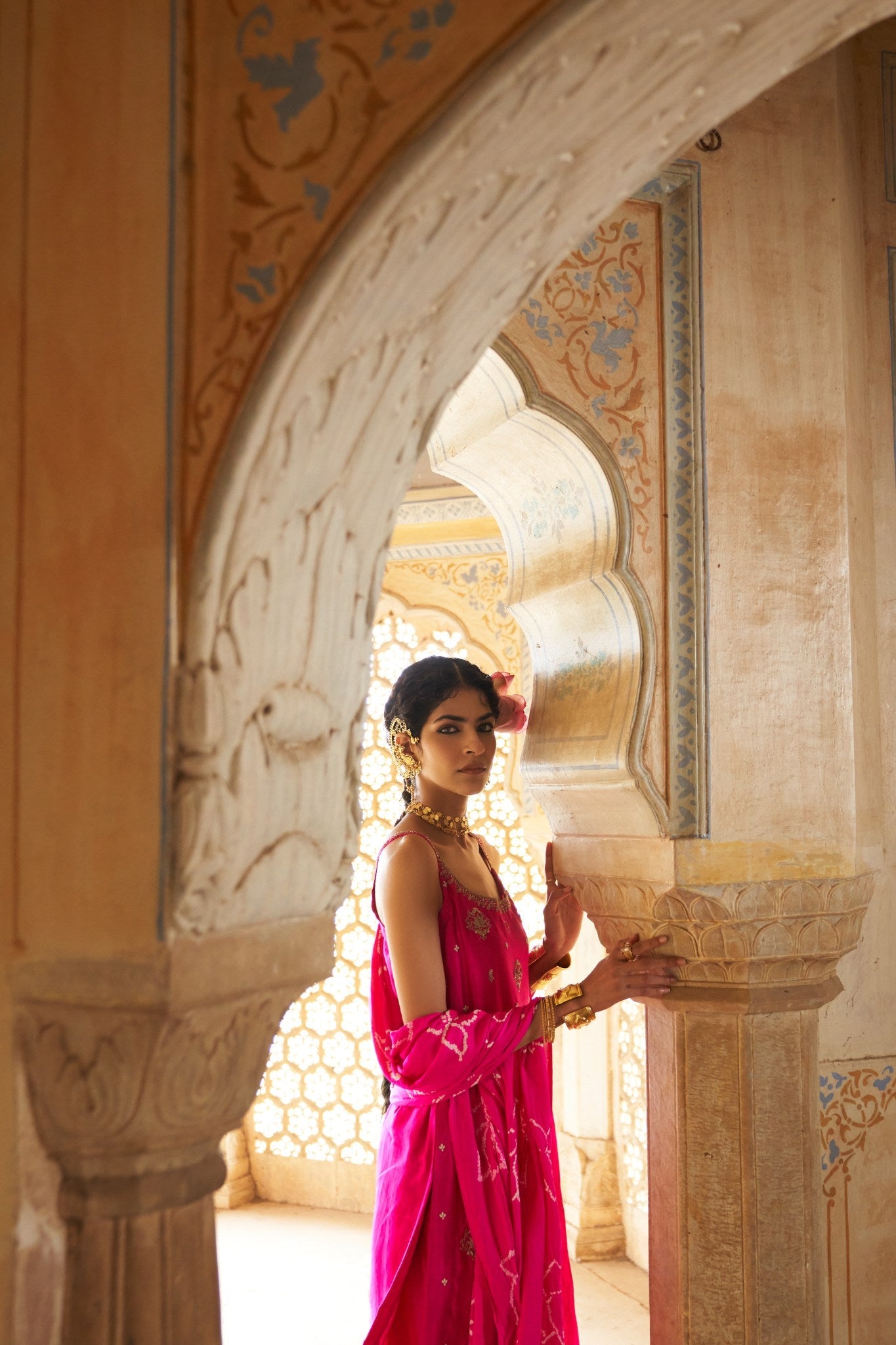 Strappy kamal ka phool suit