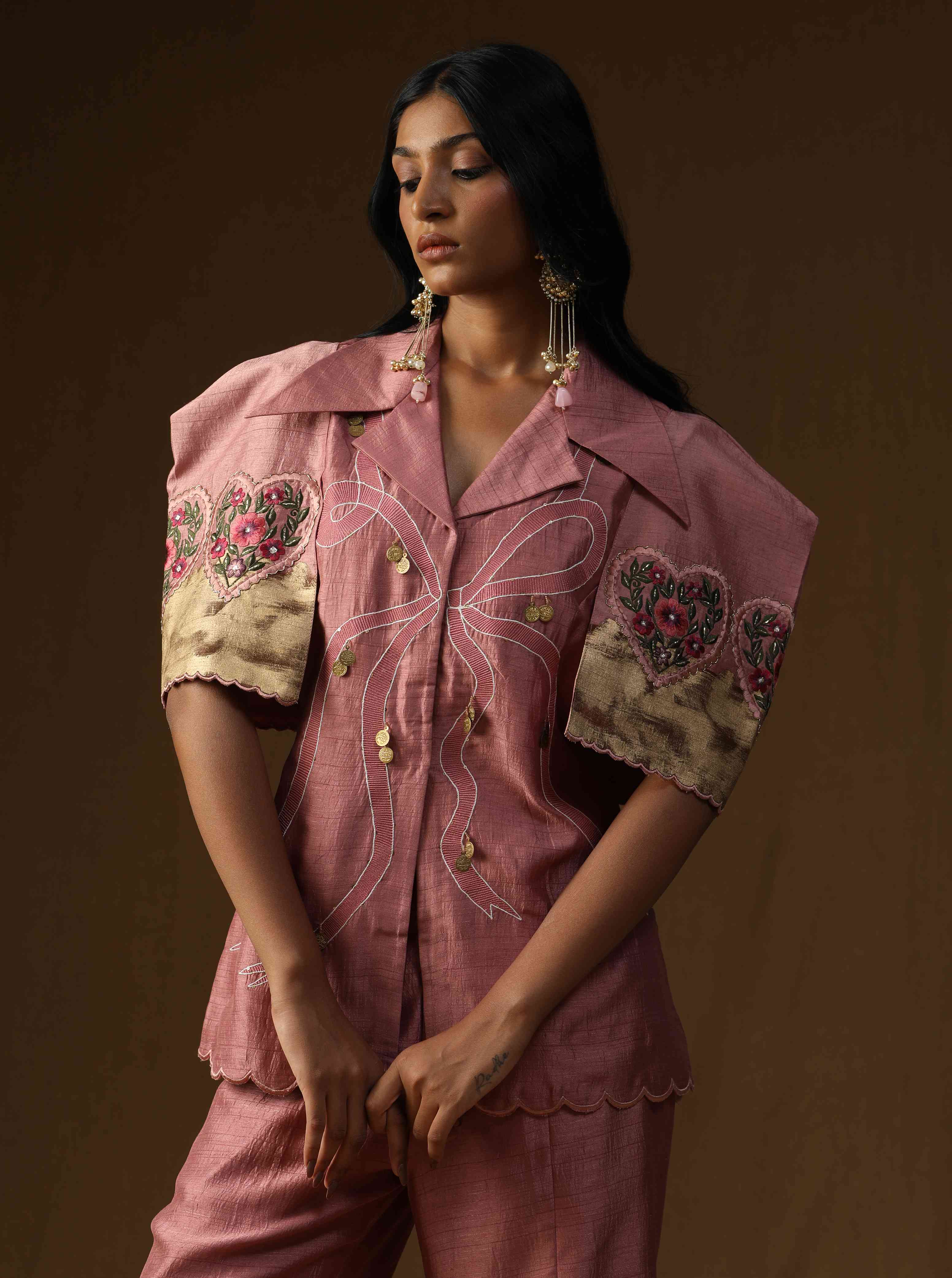 Chitra Gulab Noor � The Artisan Rooh Co-ord Set