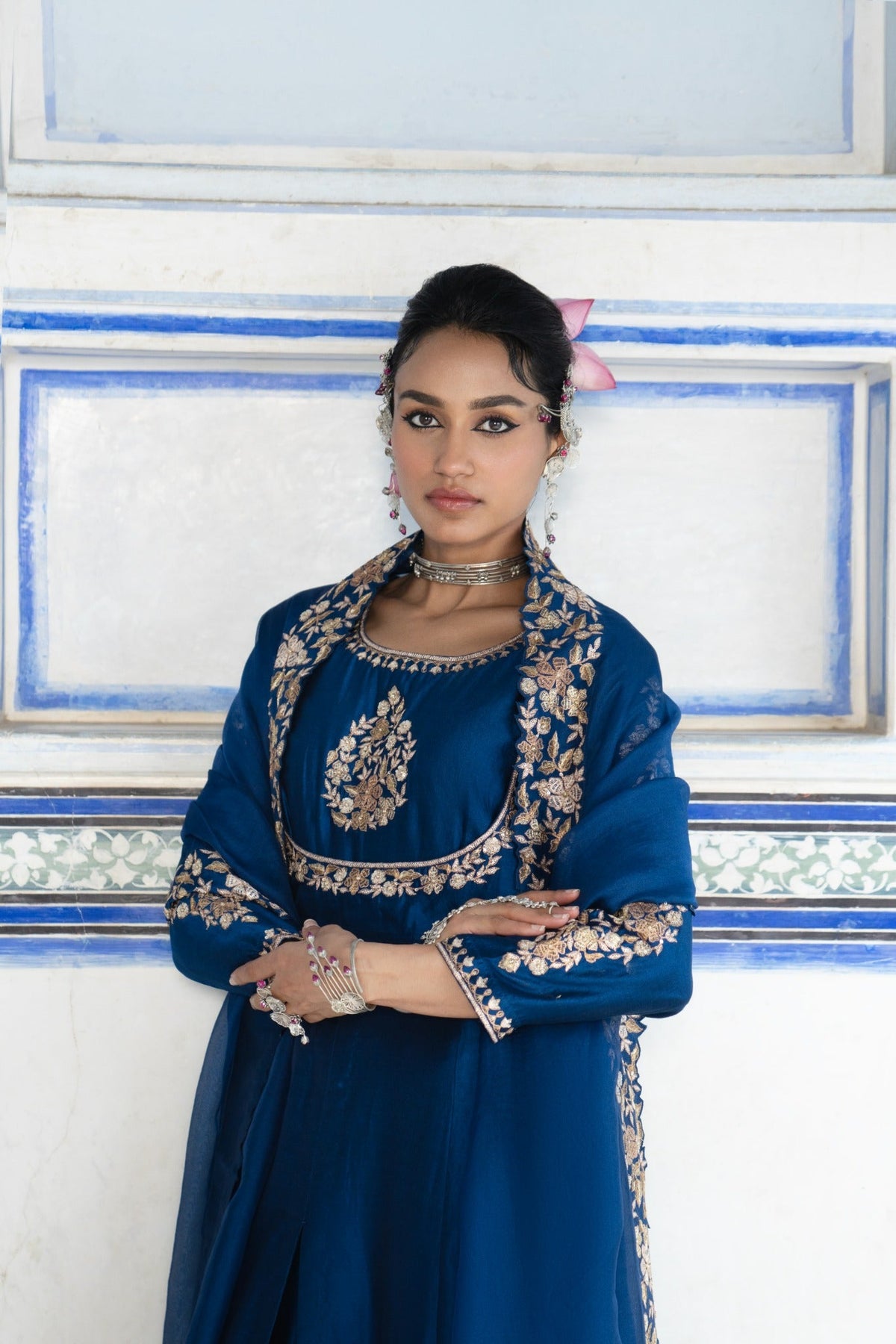 Floral mughal anarkali