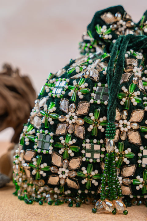 Floral Trellis Emerald