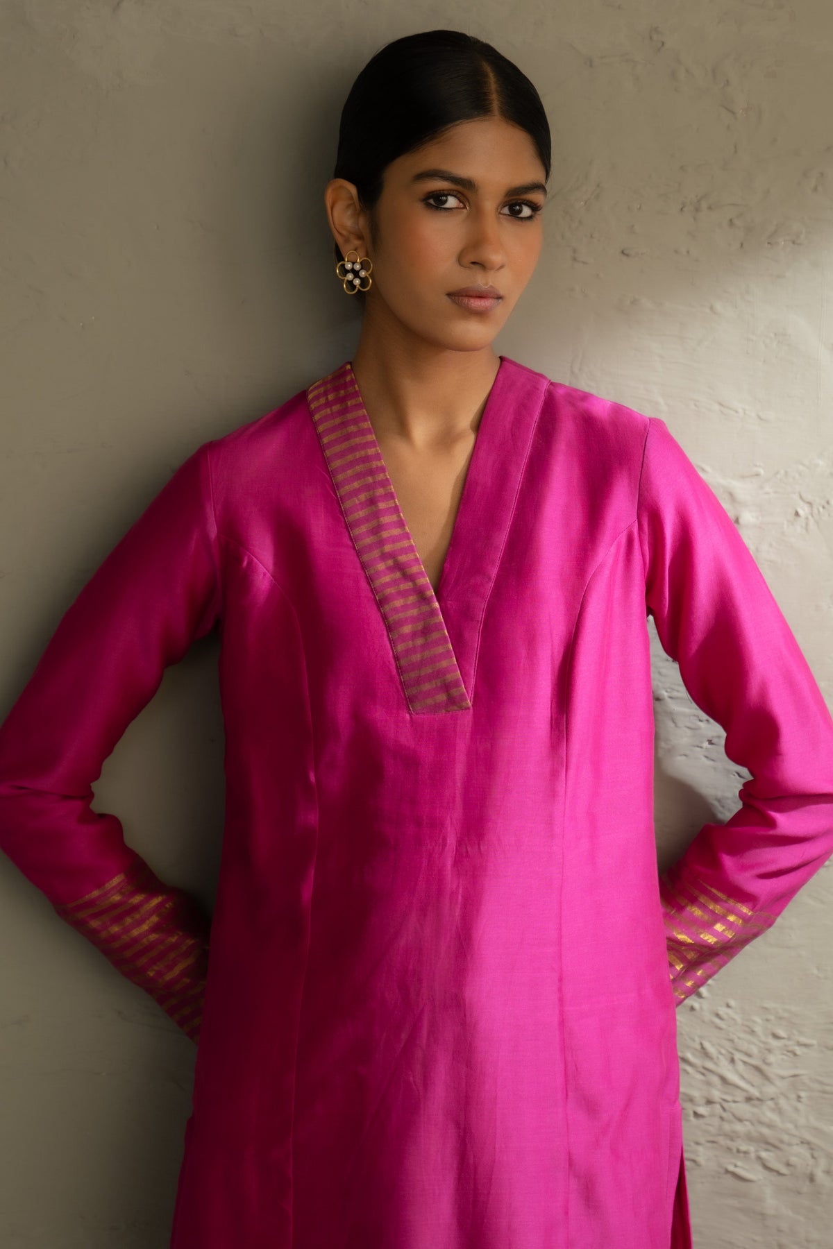 Ojas Fuschia Pink Kurta Set