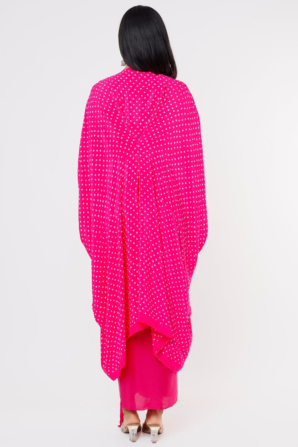 Three piece cape skirt set