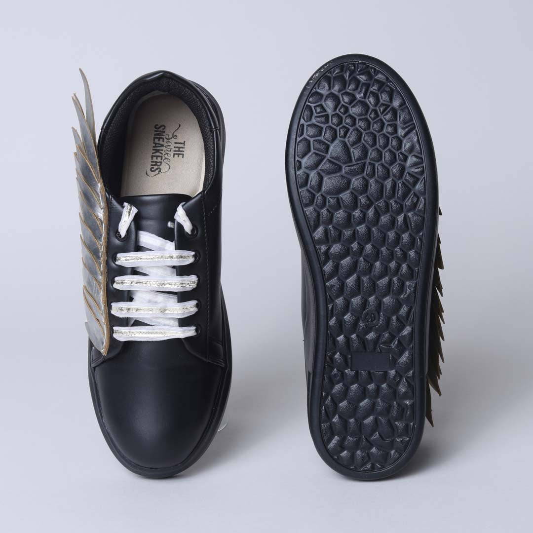Black Wing Sneakers