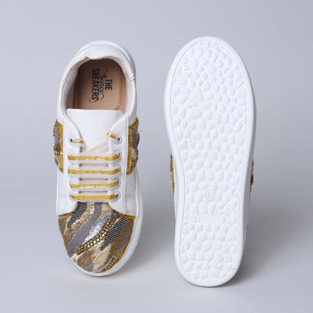 Sliver Golden River Sneakers