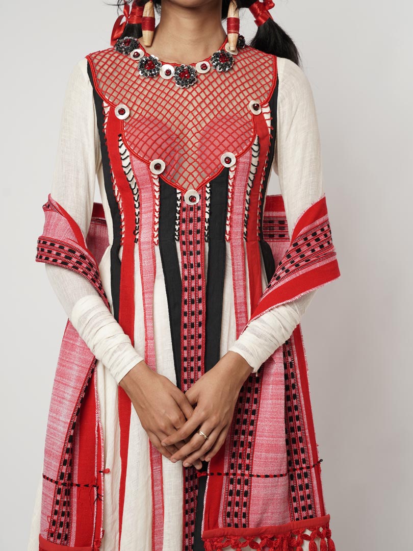FLOATING PANELLED KAILDAR SET