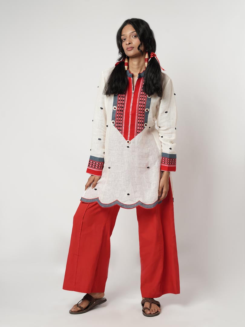 NAGA-YOKE DOT KURTA SET