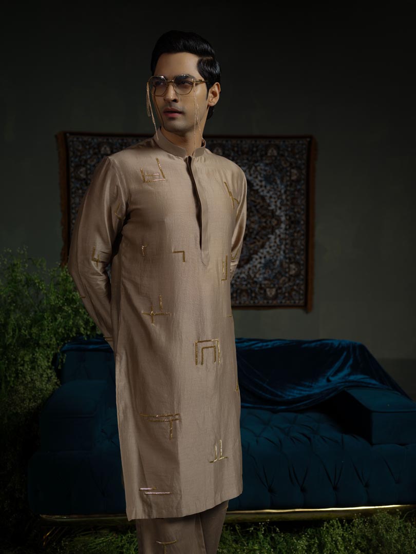 Choco-Coordinate Kurta Set