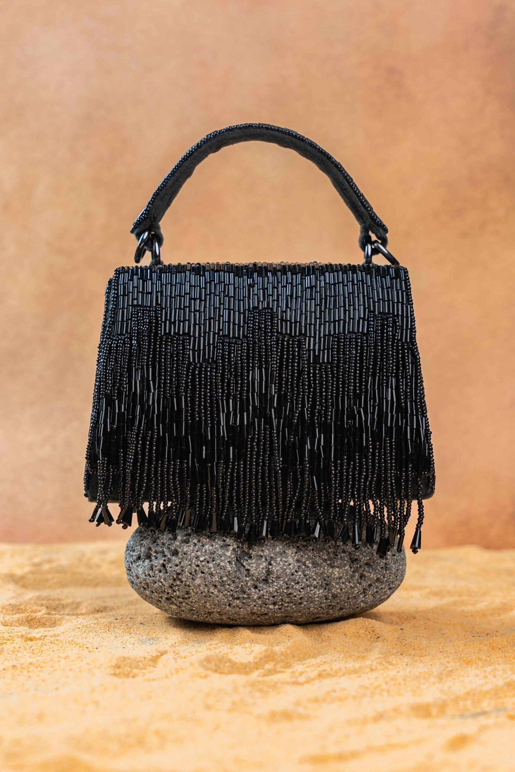 Salli En vie Mini Kasse Tassel Black