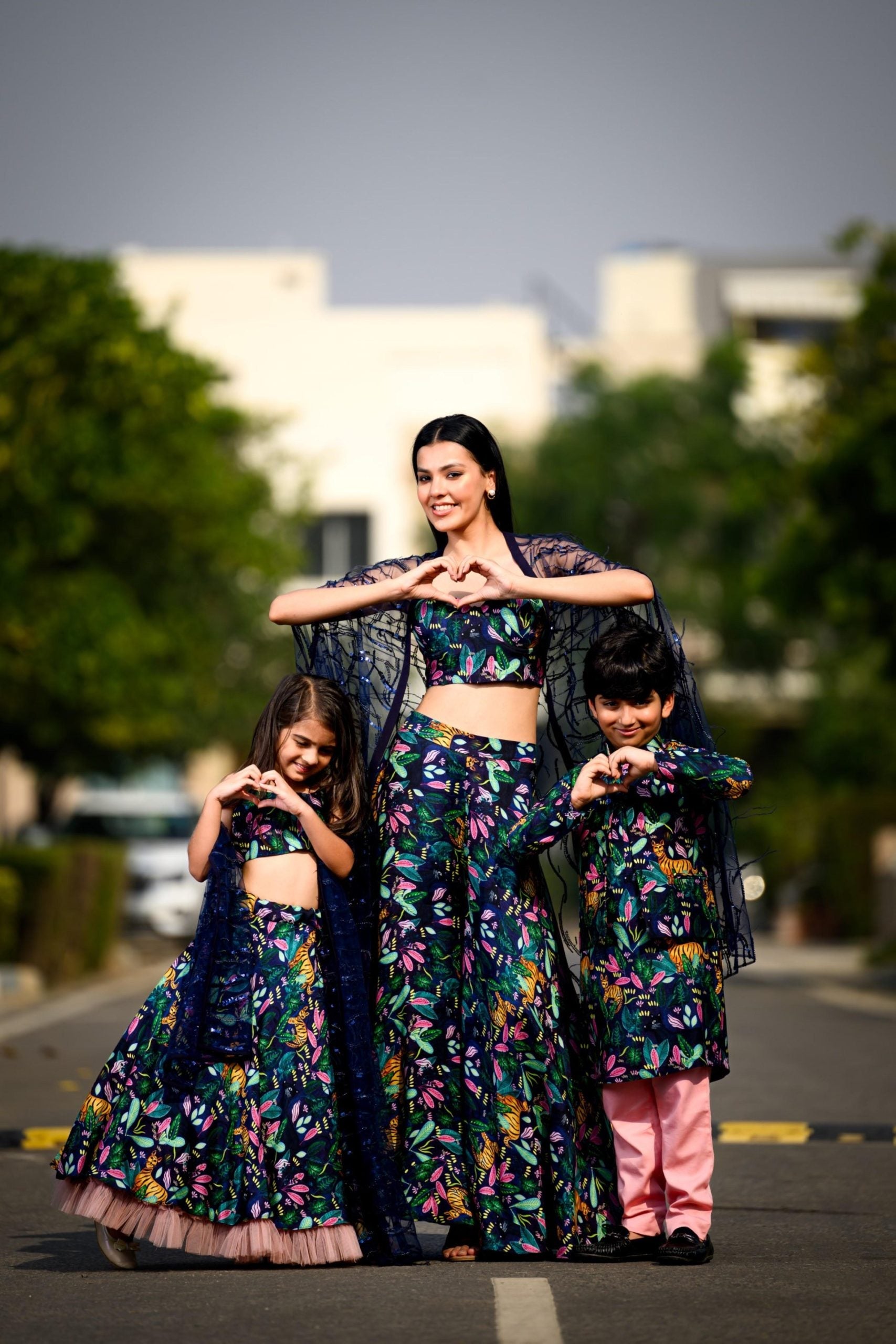 Lehenga with blouse and dupatta