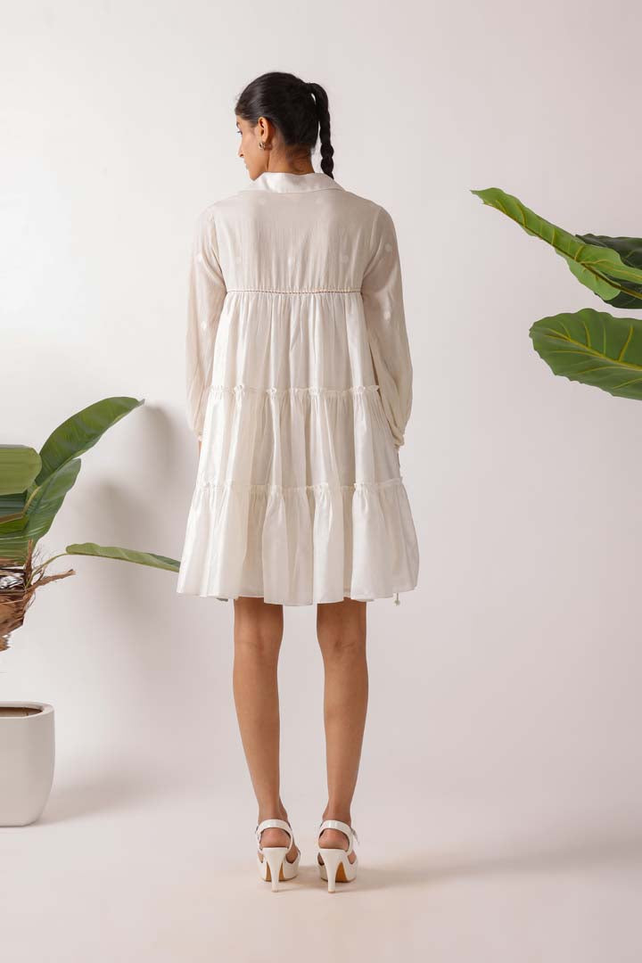 JAAMDANI DRESSNK-JD-DRE-01-RS-S-25