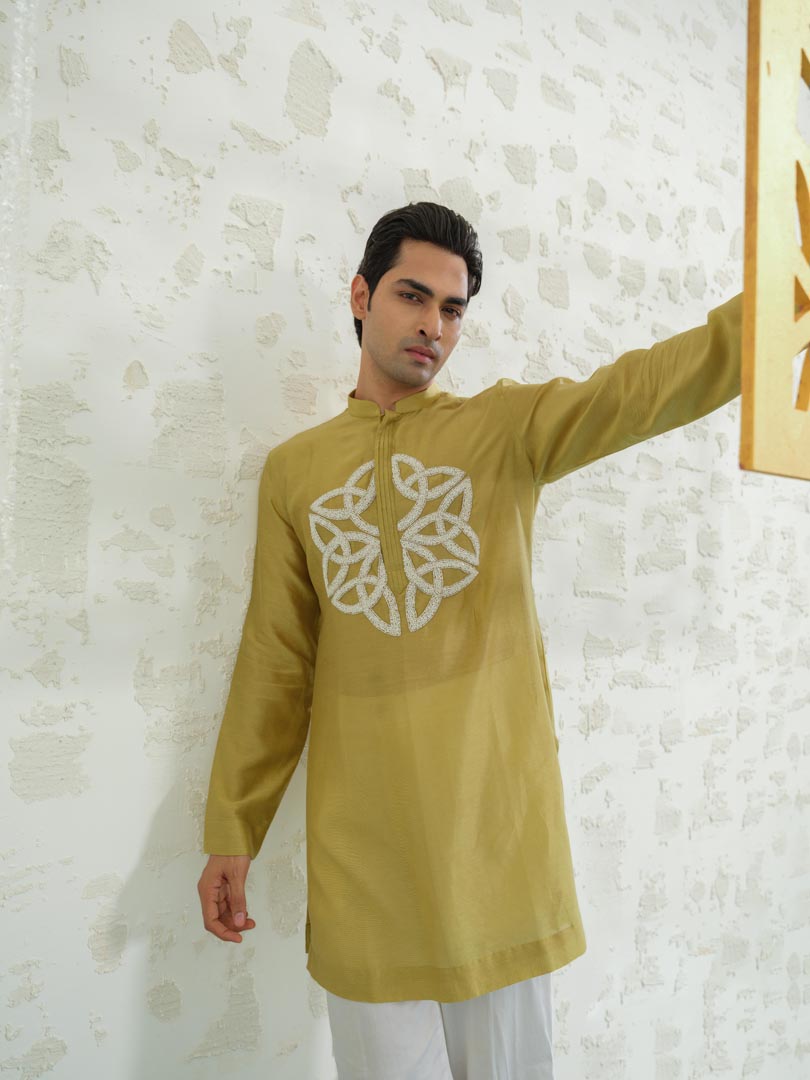 Fresh Moss Infinity kurta set