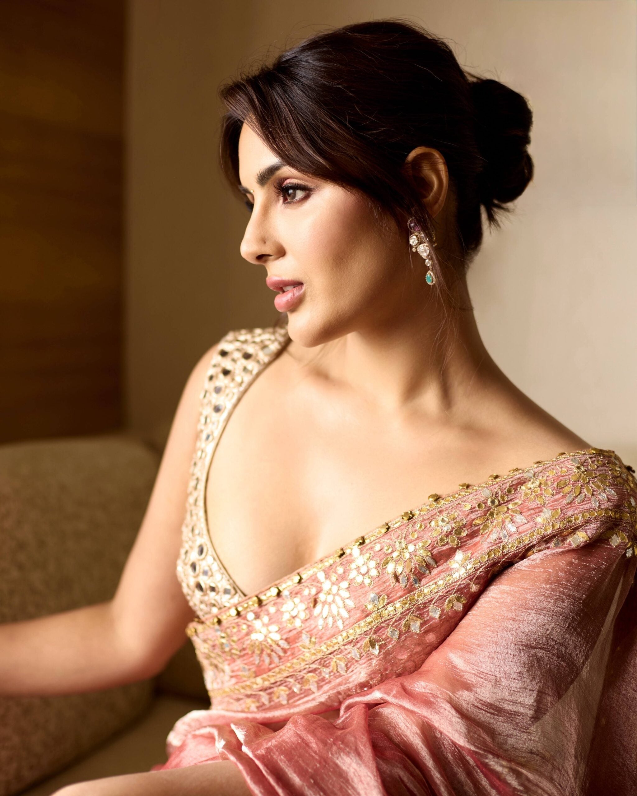 Samyukta in Mayur Shilp Saree
