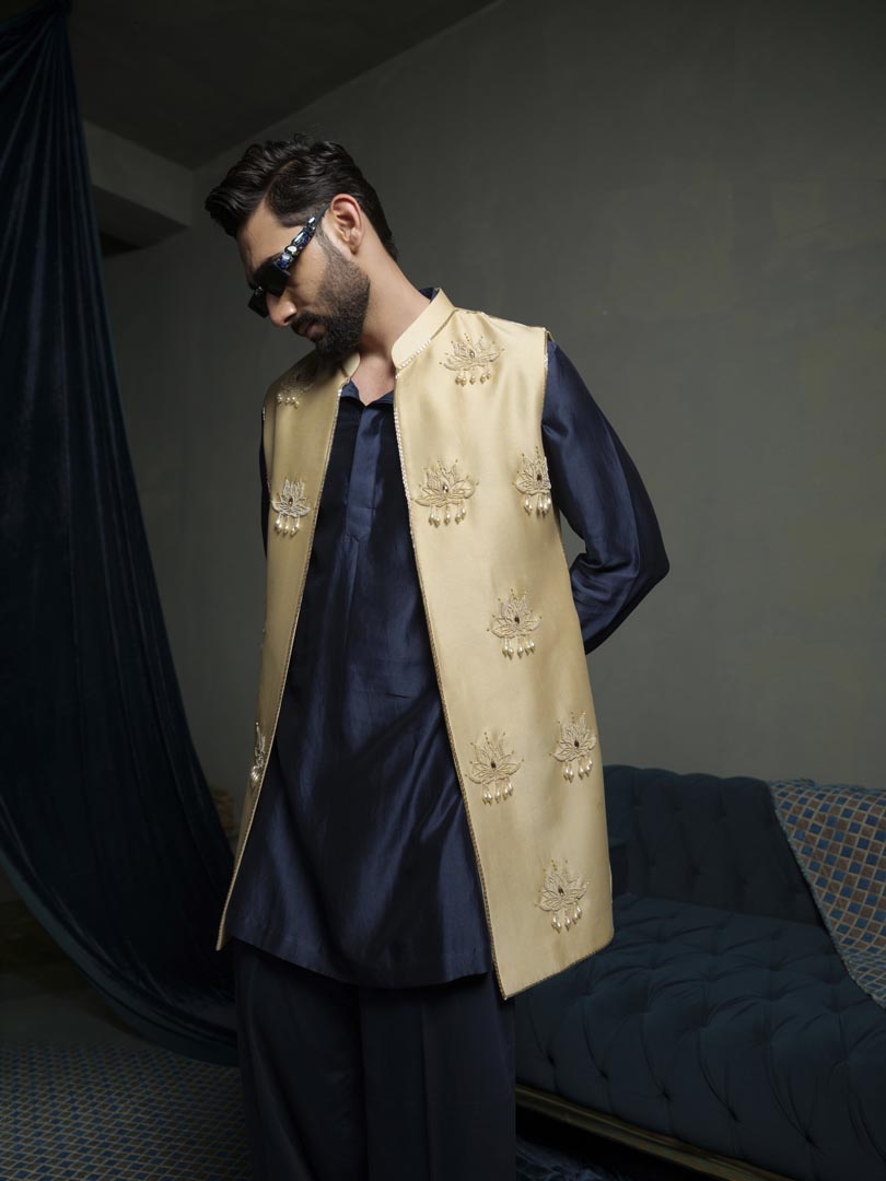 Oat Latkan Long Jacket Set