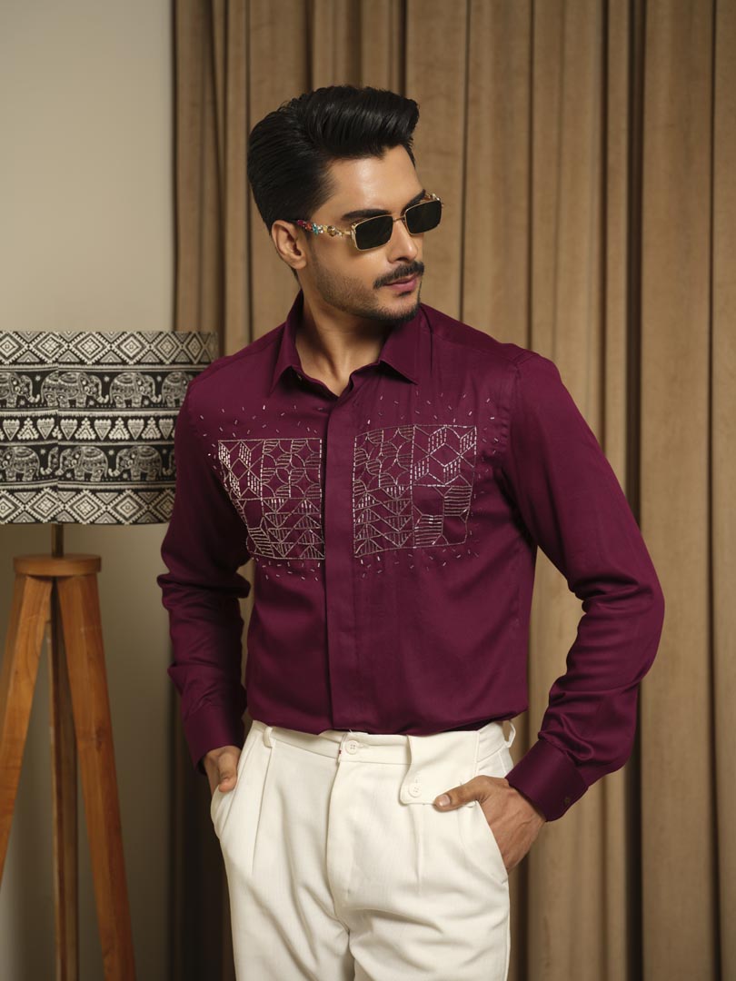Wine Matrix Party Shirt