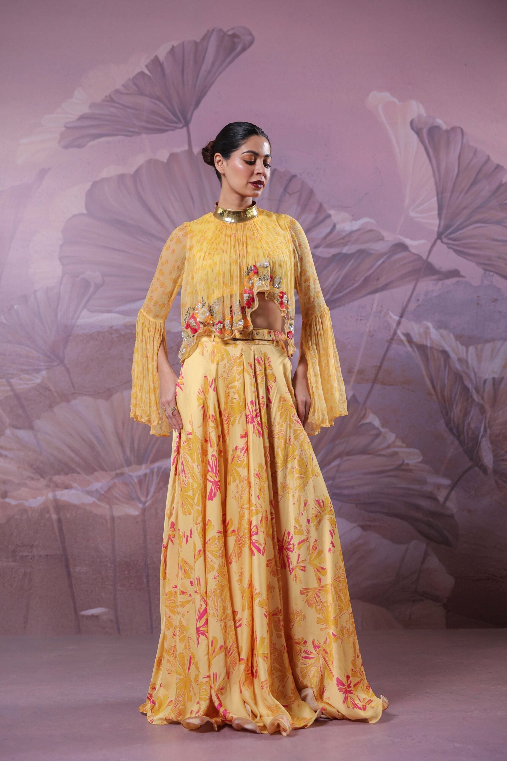 The Kesar Bagh                       Skirt top set