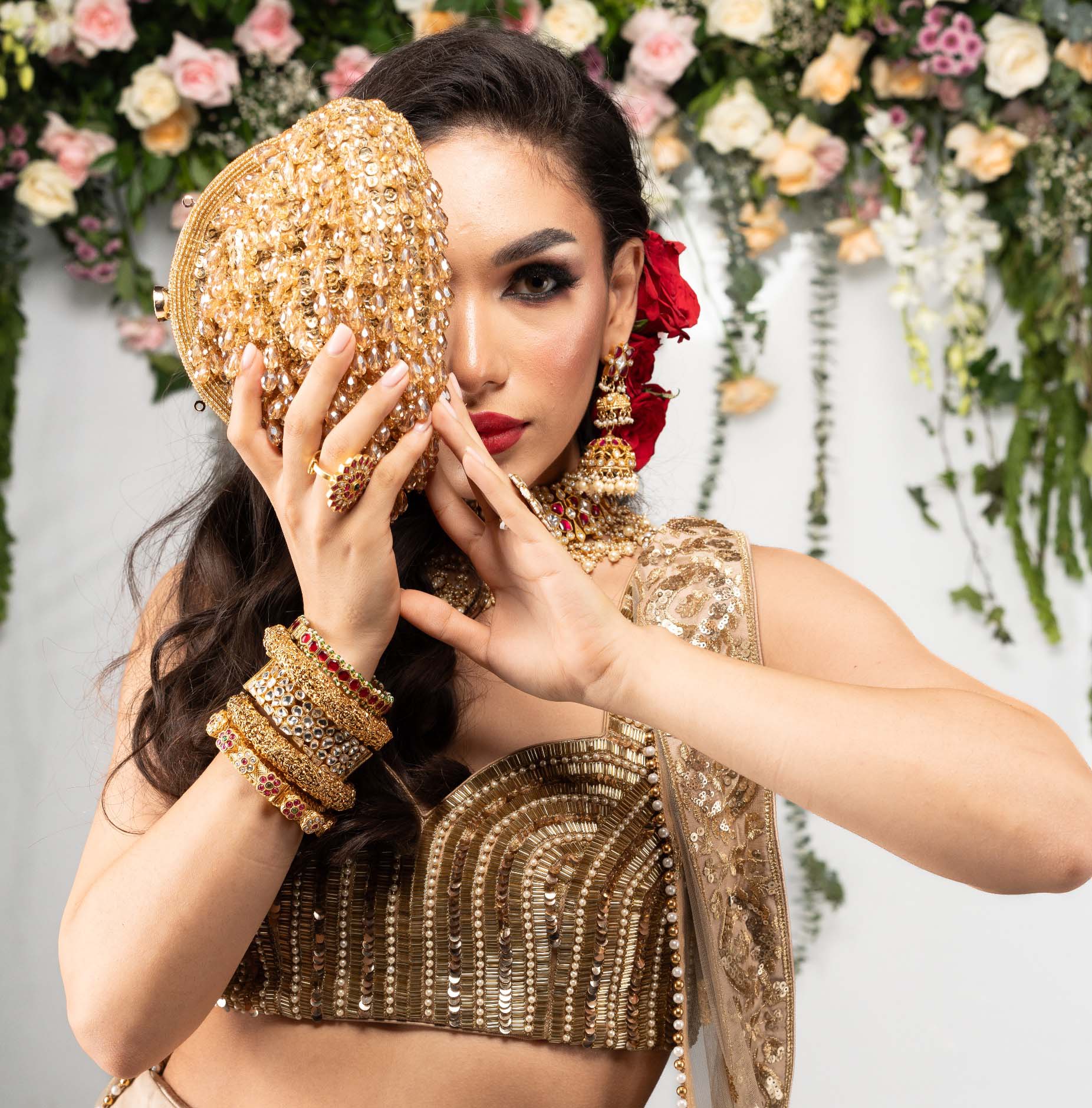 Pristine Bolso Gold