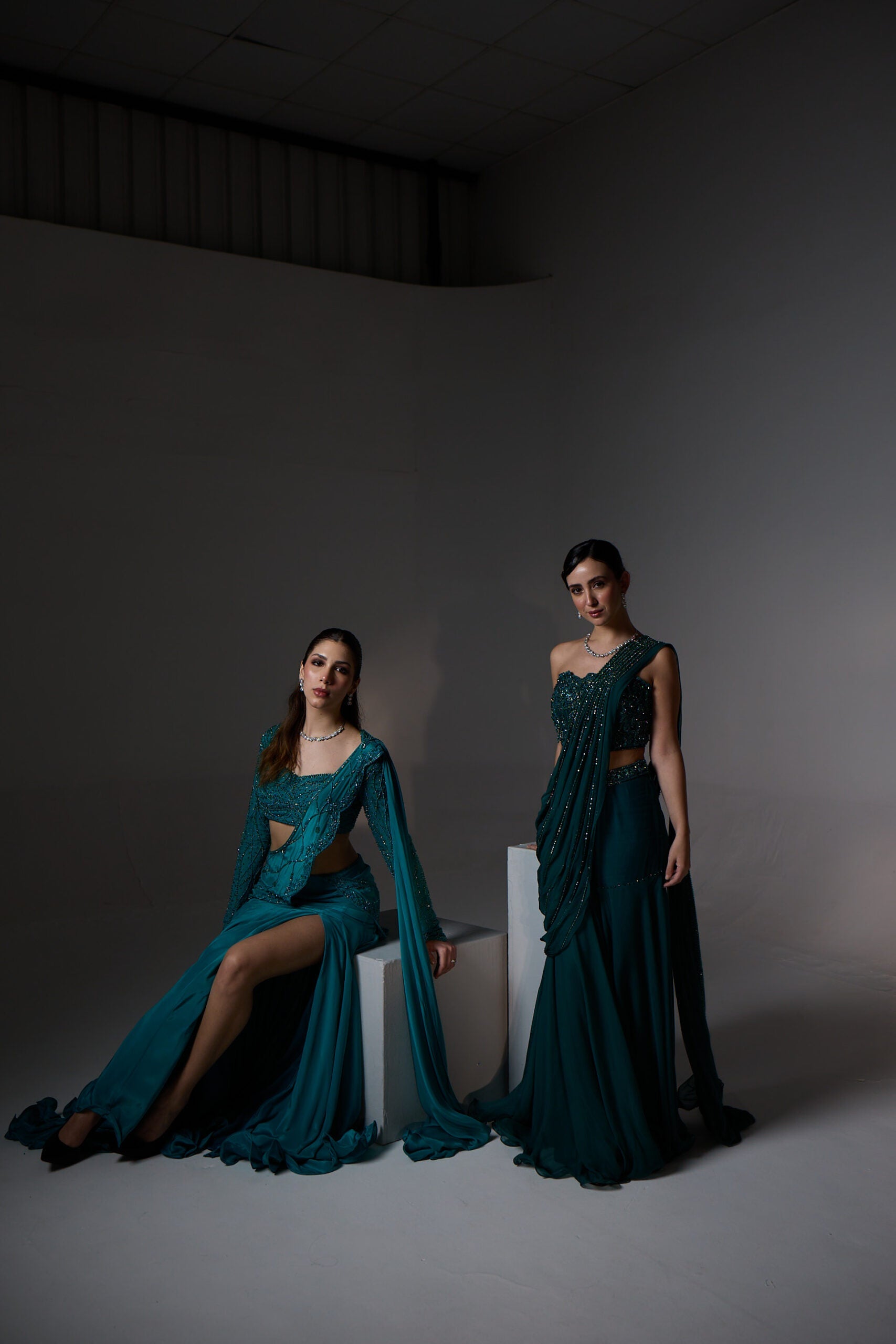 Nora Corset Sharara set