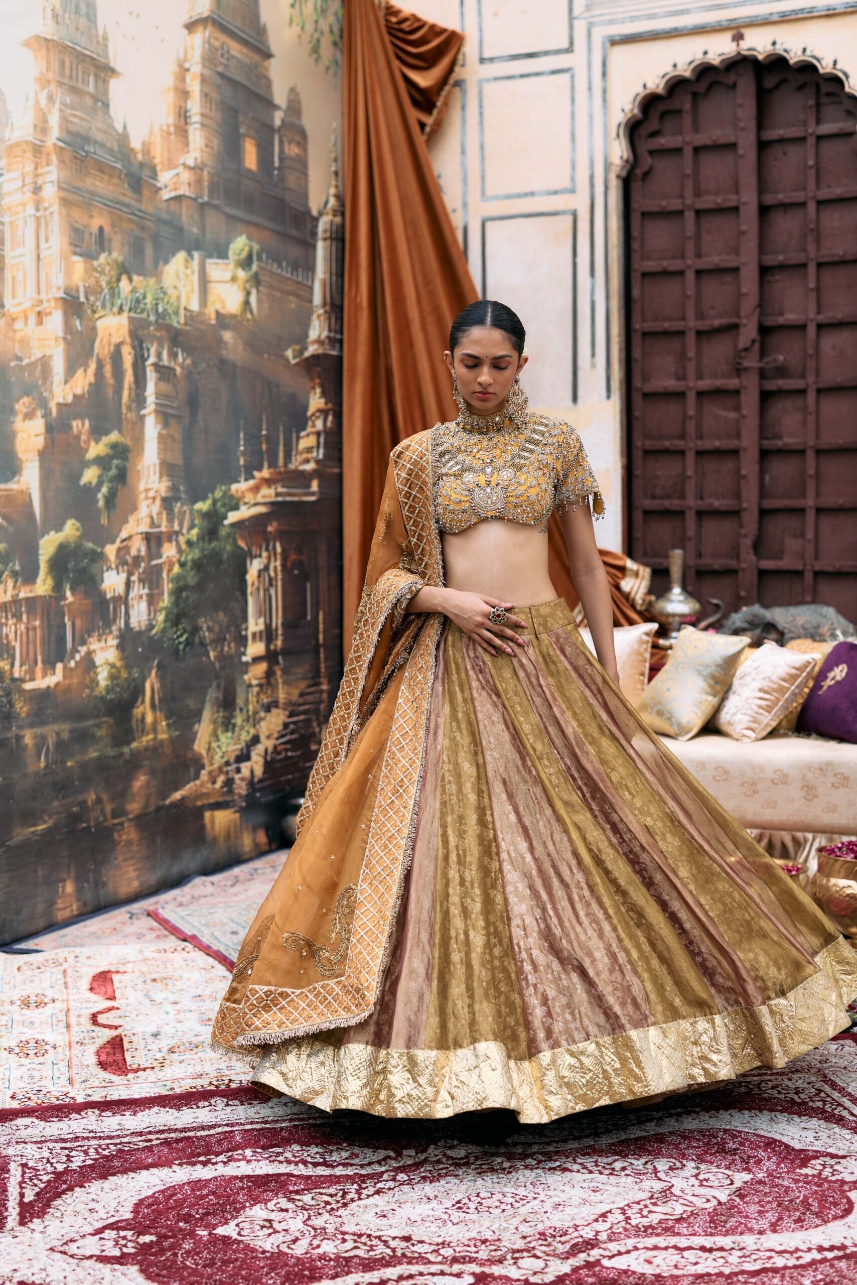 Pravarnika Lehenga Set-C