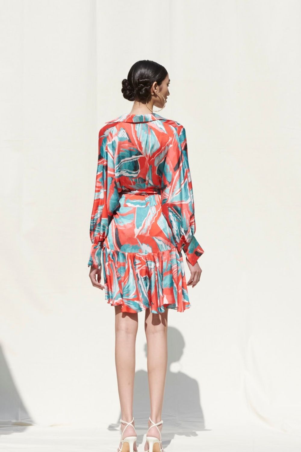 Shirt Collar Short Dress
