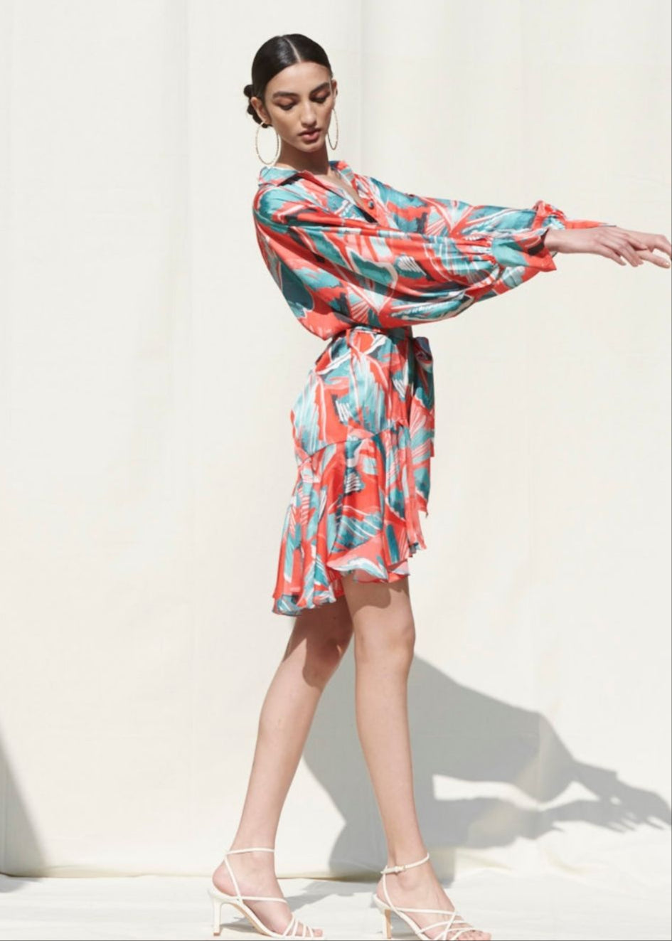 Shirt Collar Short Dress
