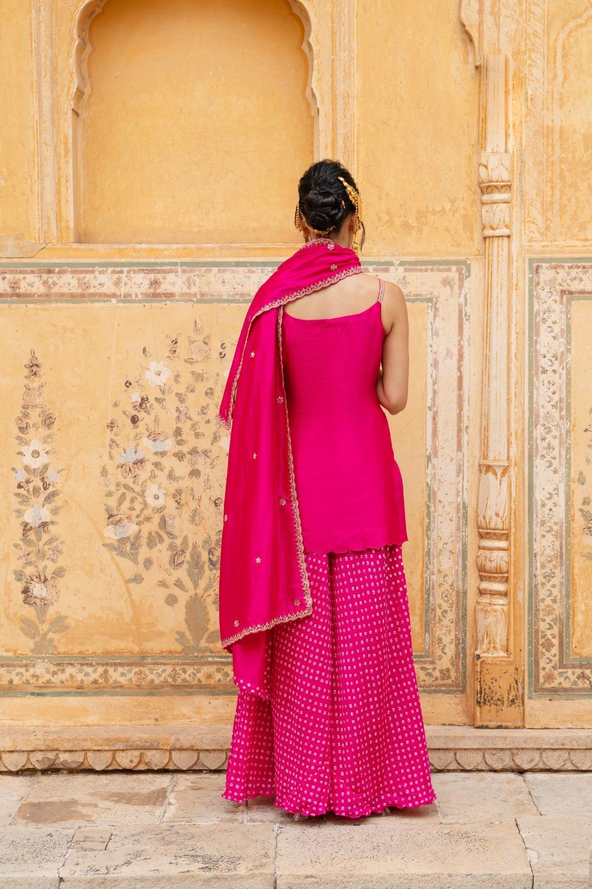 Strappy  bageecha sharara