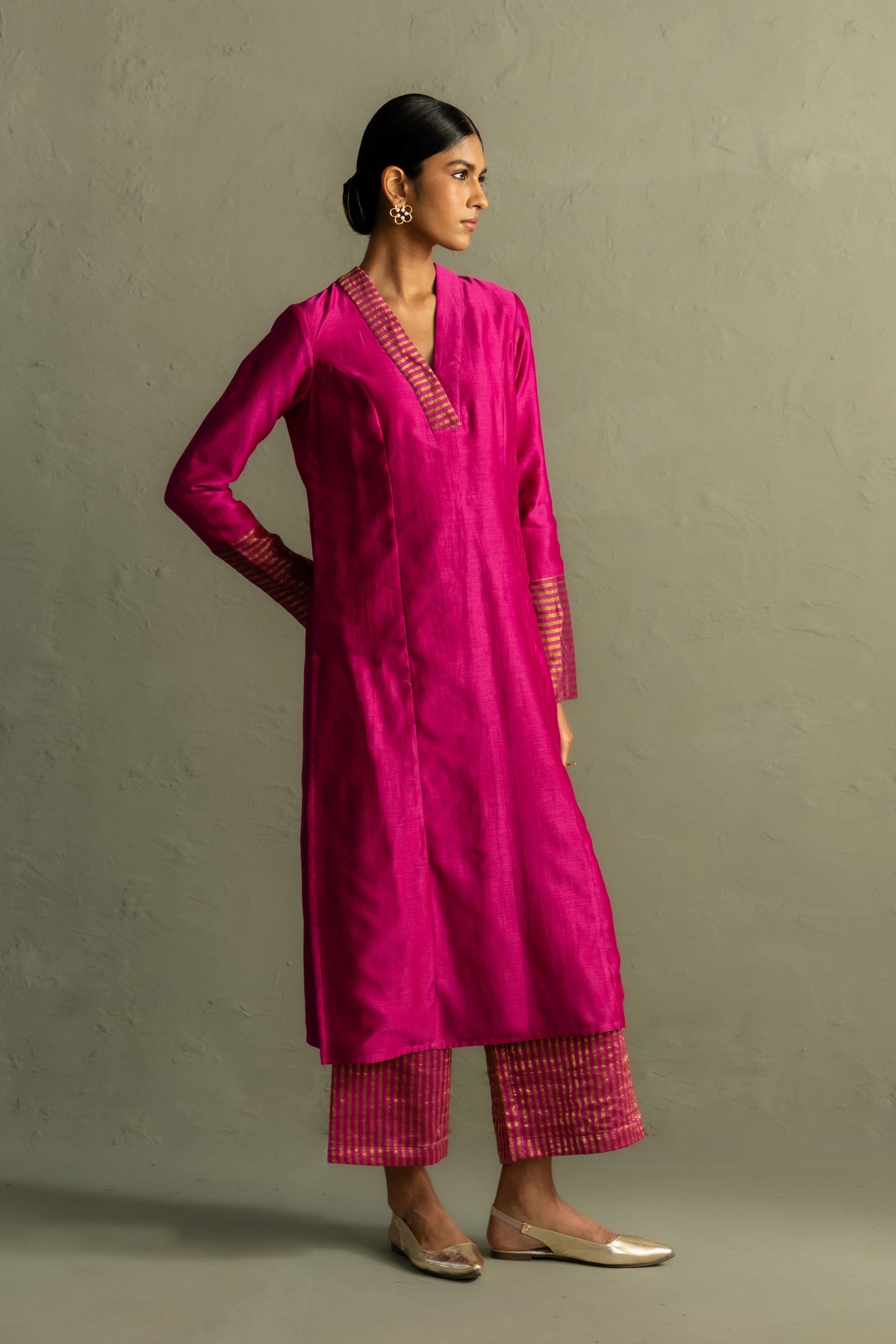 Ojas Fuschia Pink Kurta Set