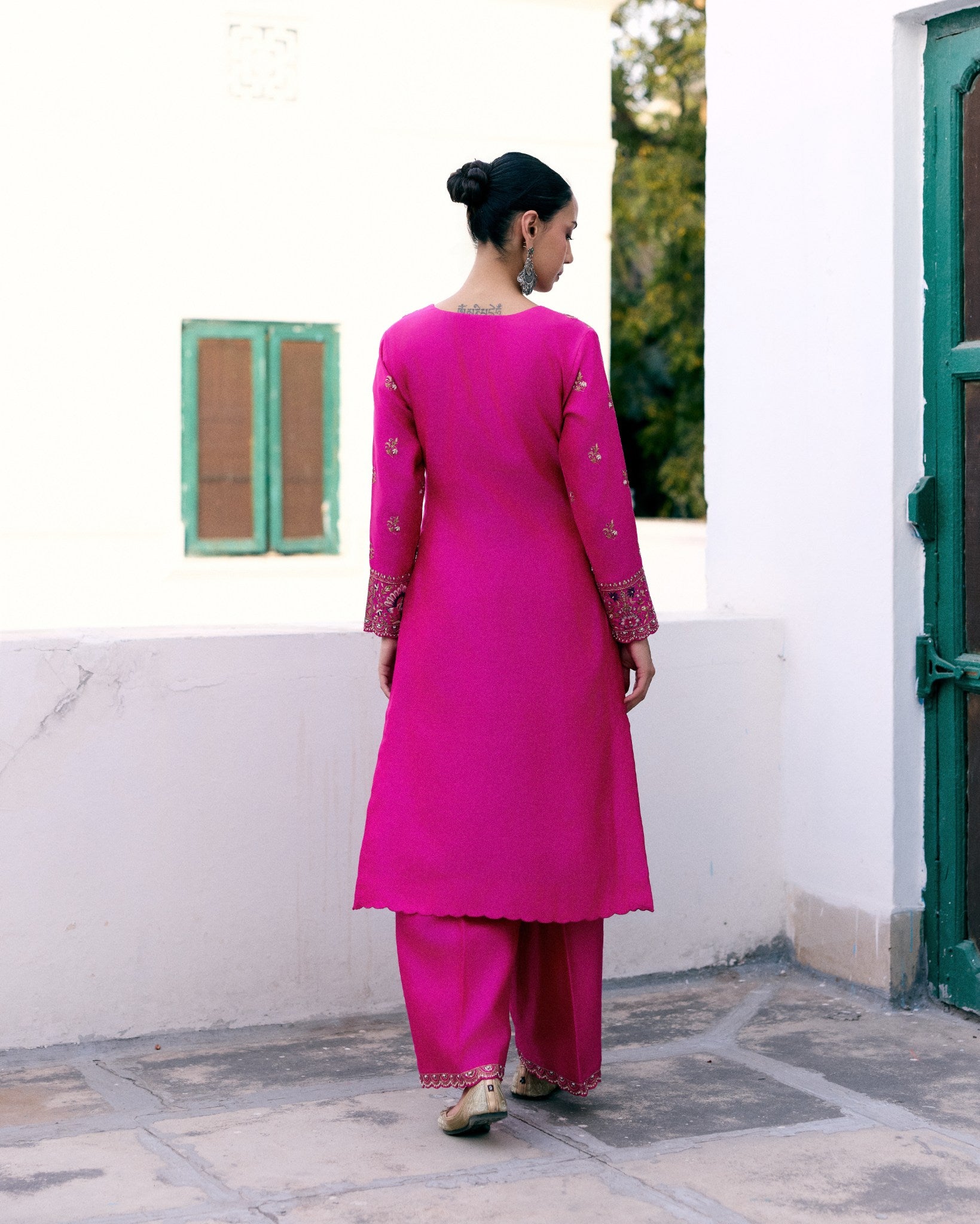 A Peacock in Bloom Kurta Set