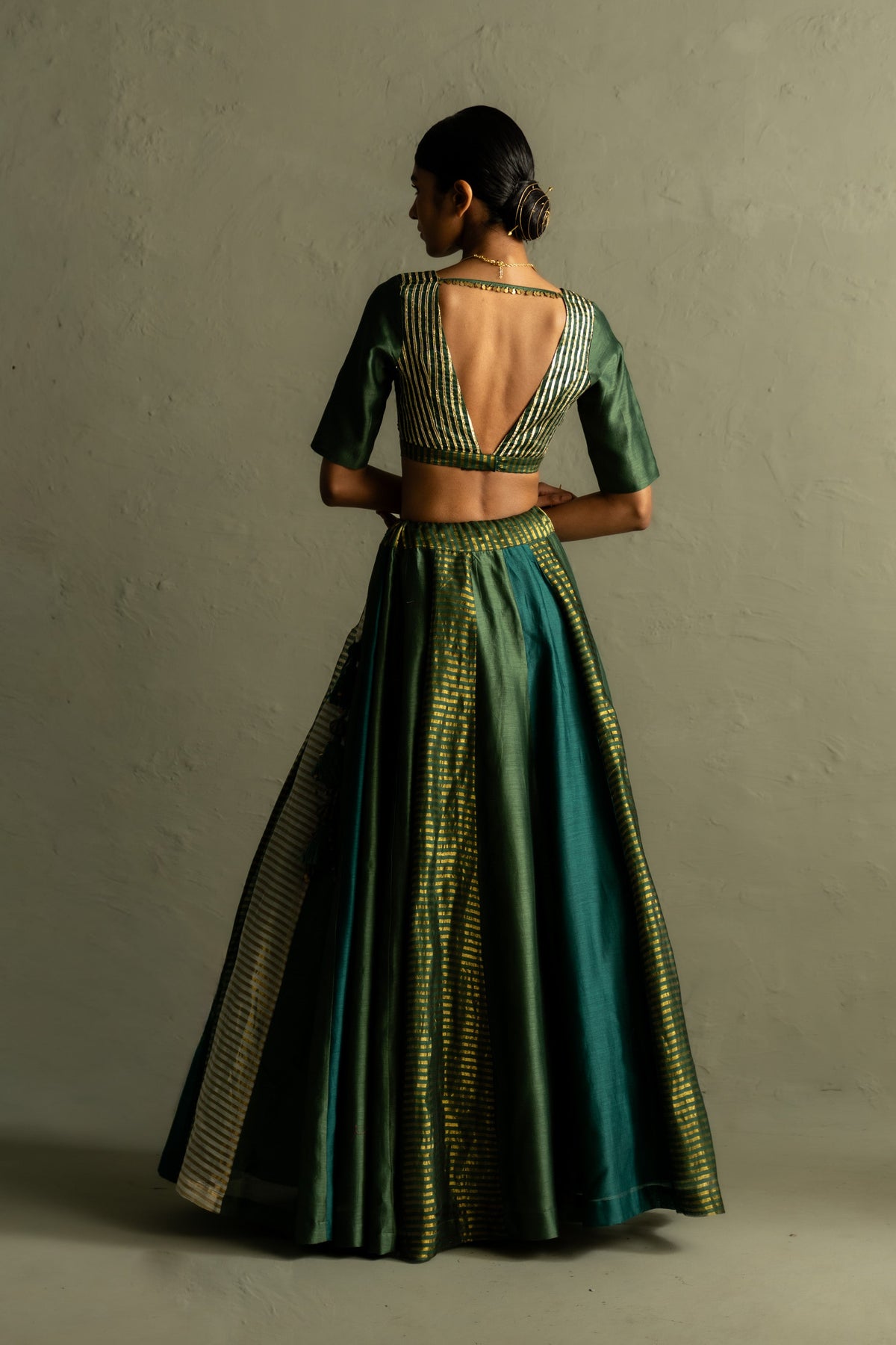 Ojas Emerald Lehenga Set