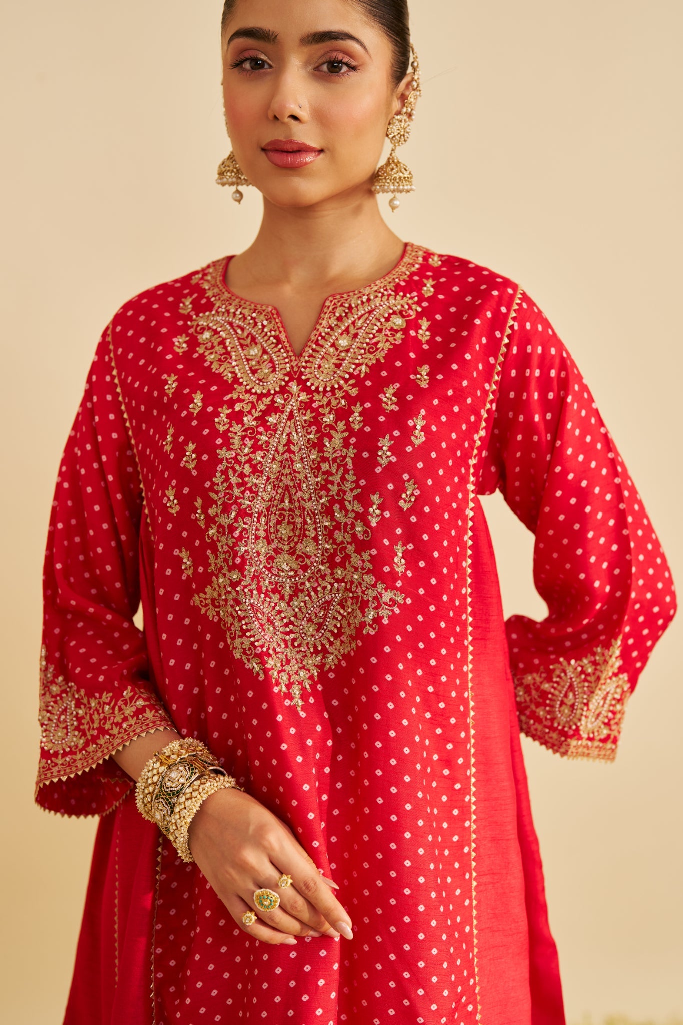 KAYRA - SHORT GATHERED CHAUGA WITH SALWAR