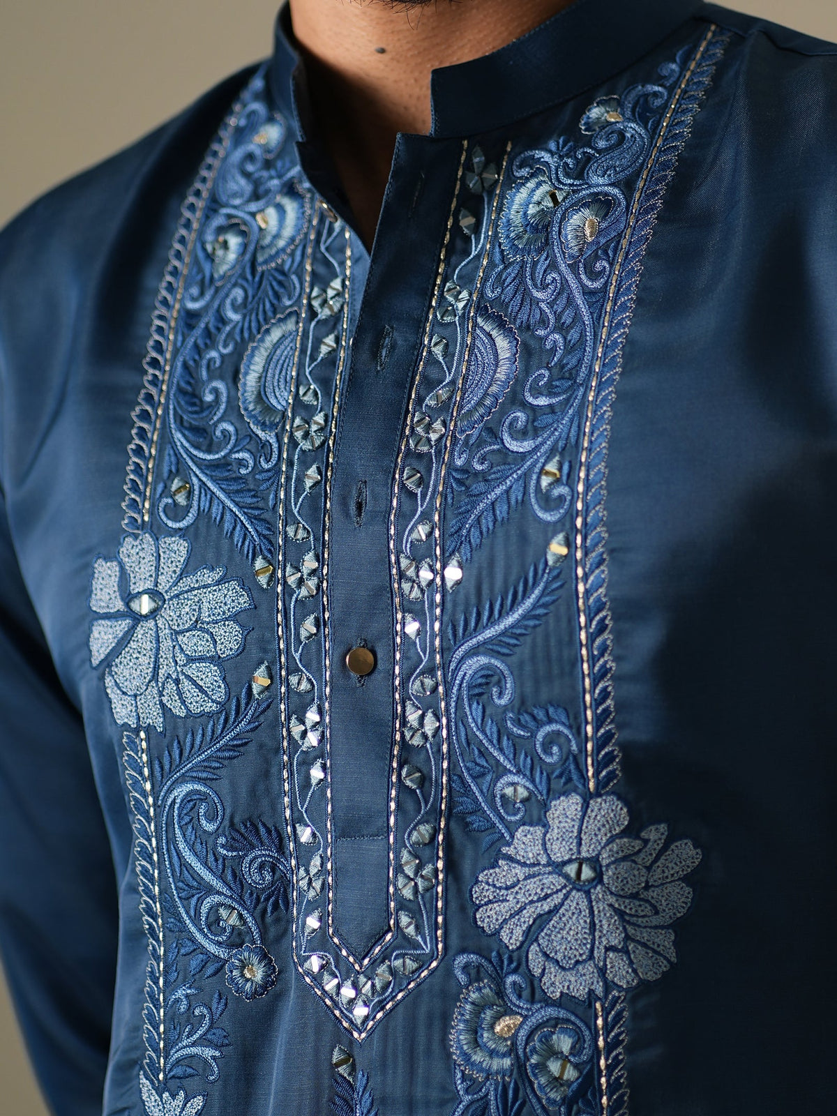 Blue Dahlia Kurta Set