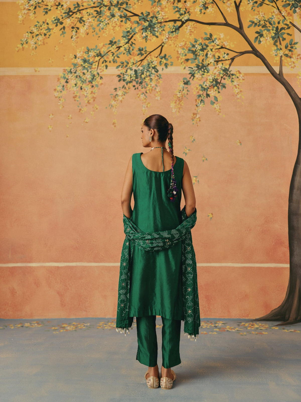 Panna  Phool Kurta Set