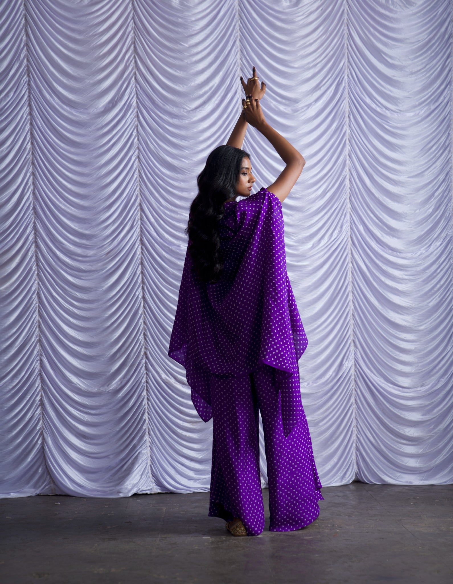 Bandhni fusion set