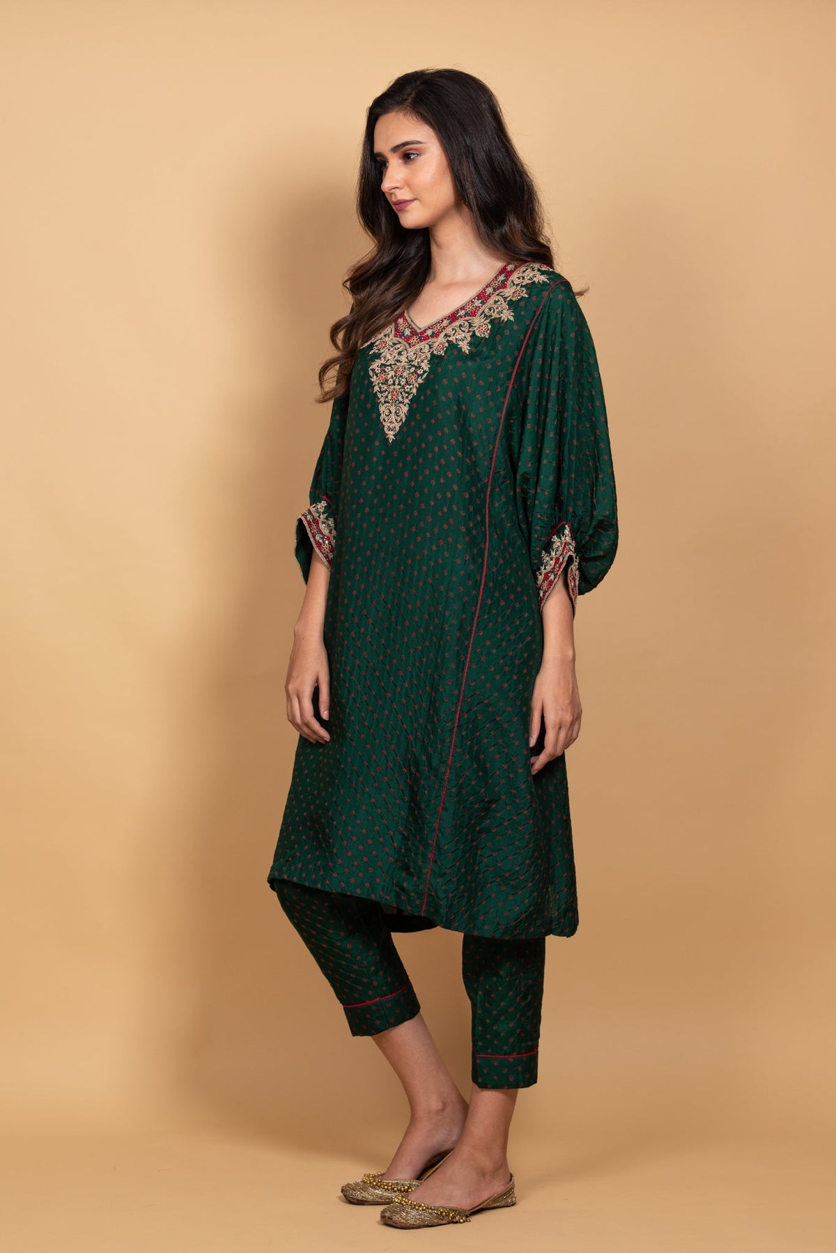 cord kaftan set