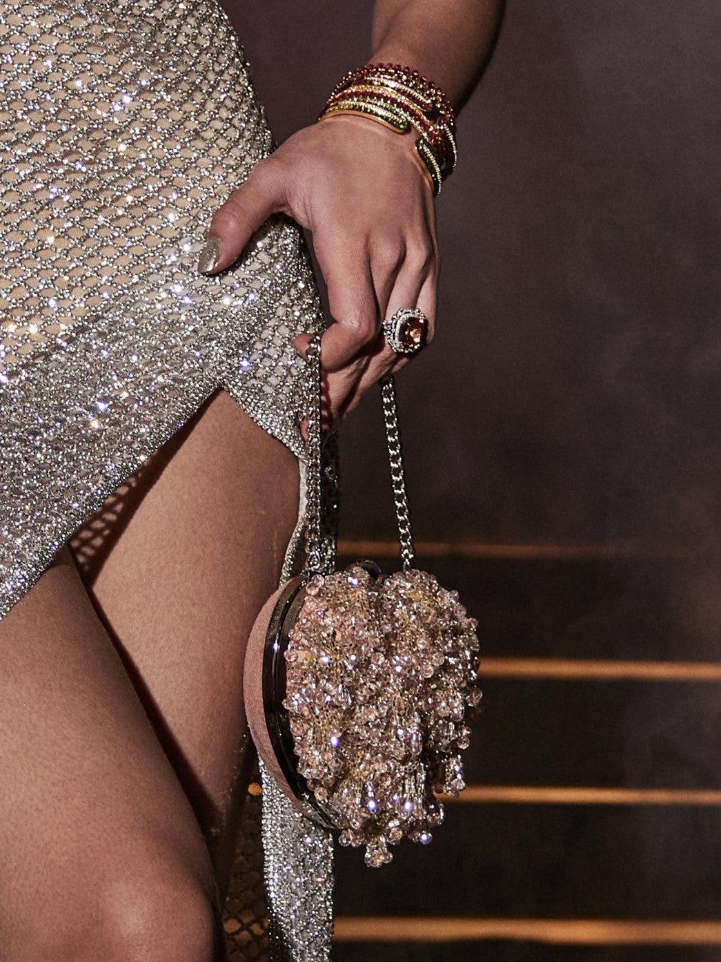 Pink Micro Heart Bag