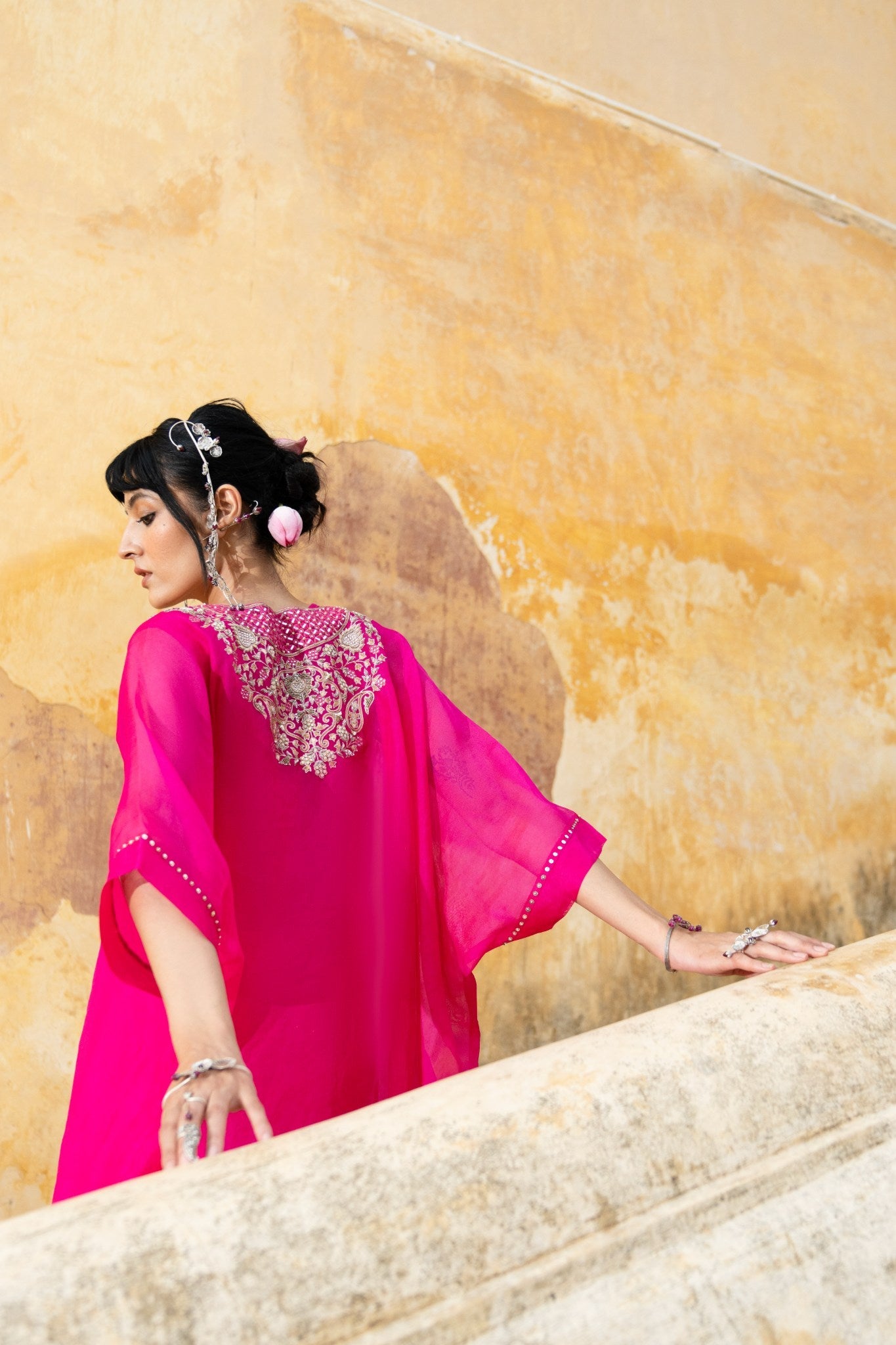 Peacock kaftan