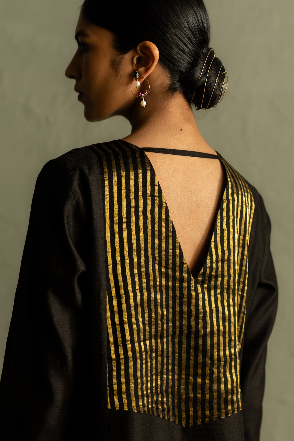 Ojas Tissue Patch Kurta Set