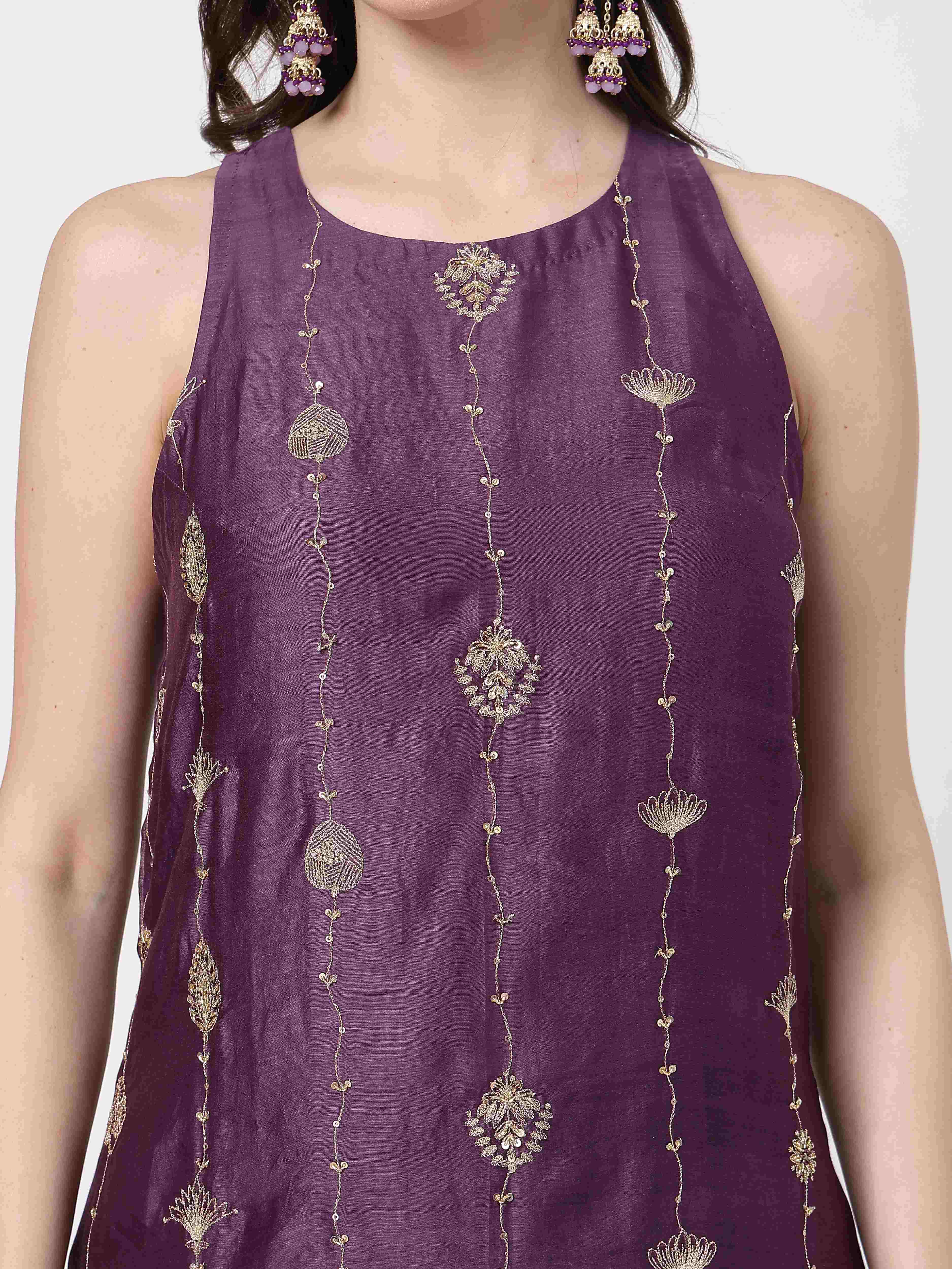 Violet A-line Set