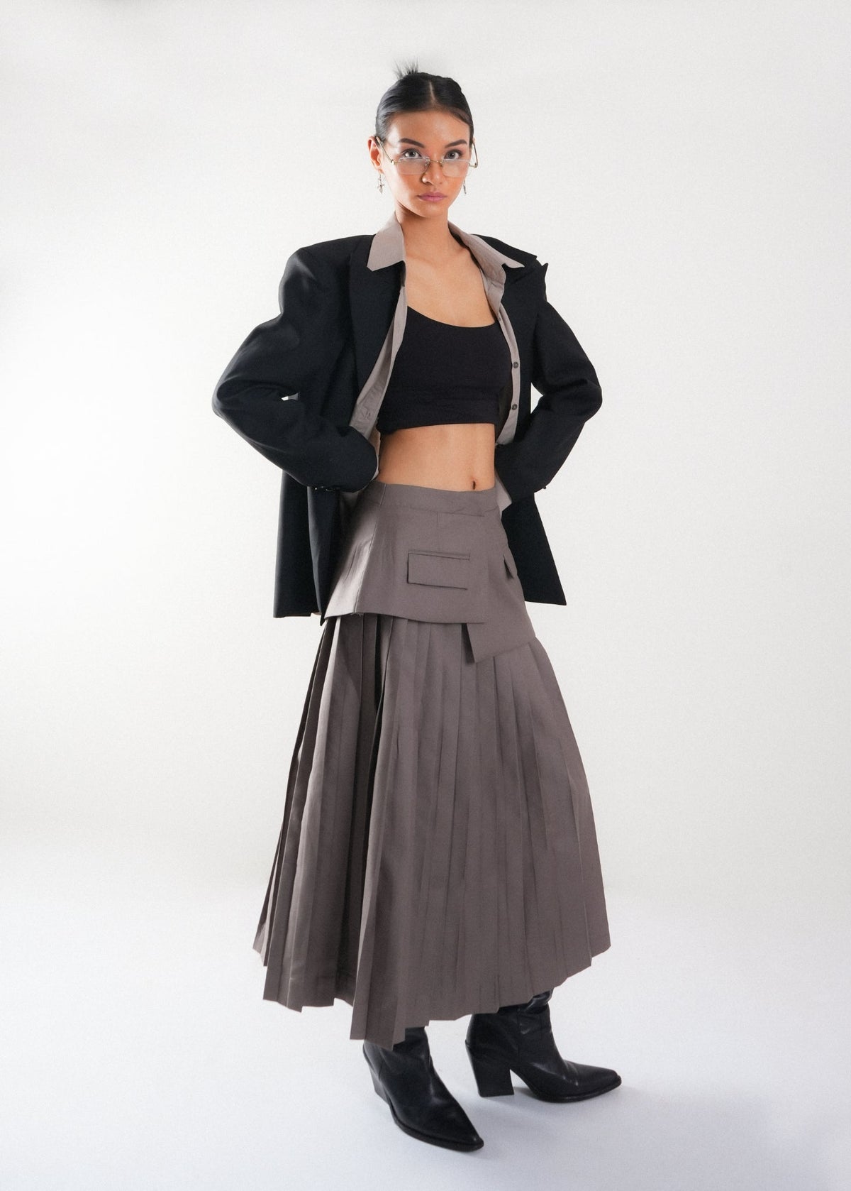 Dual Form Tailored Skirt