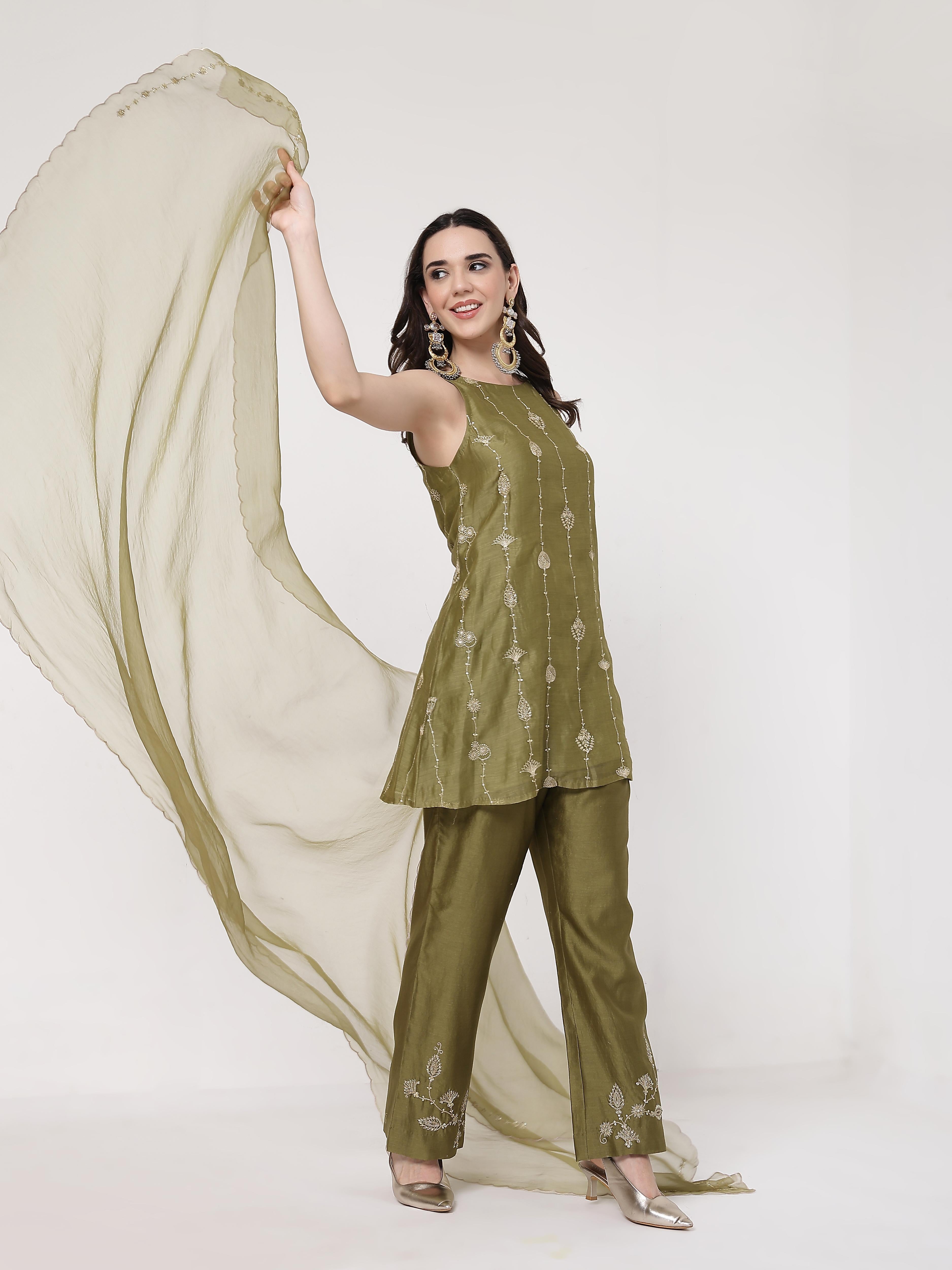 Olive A-line Set
