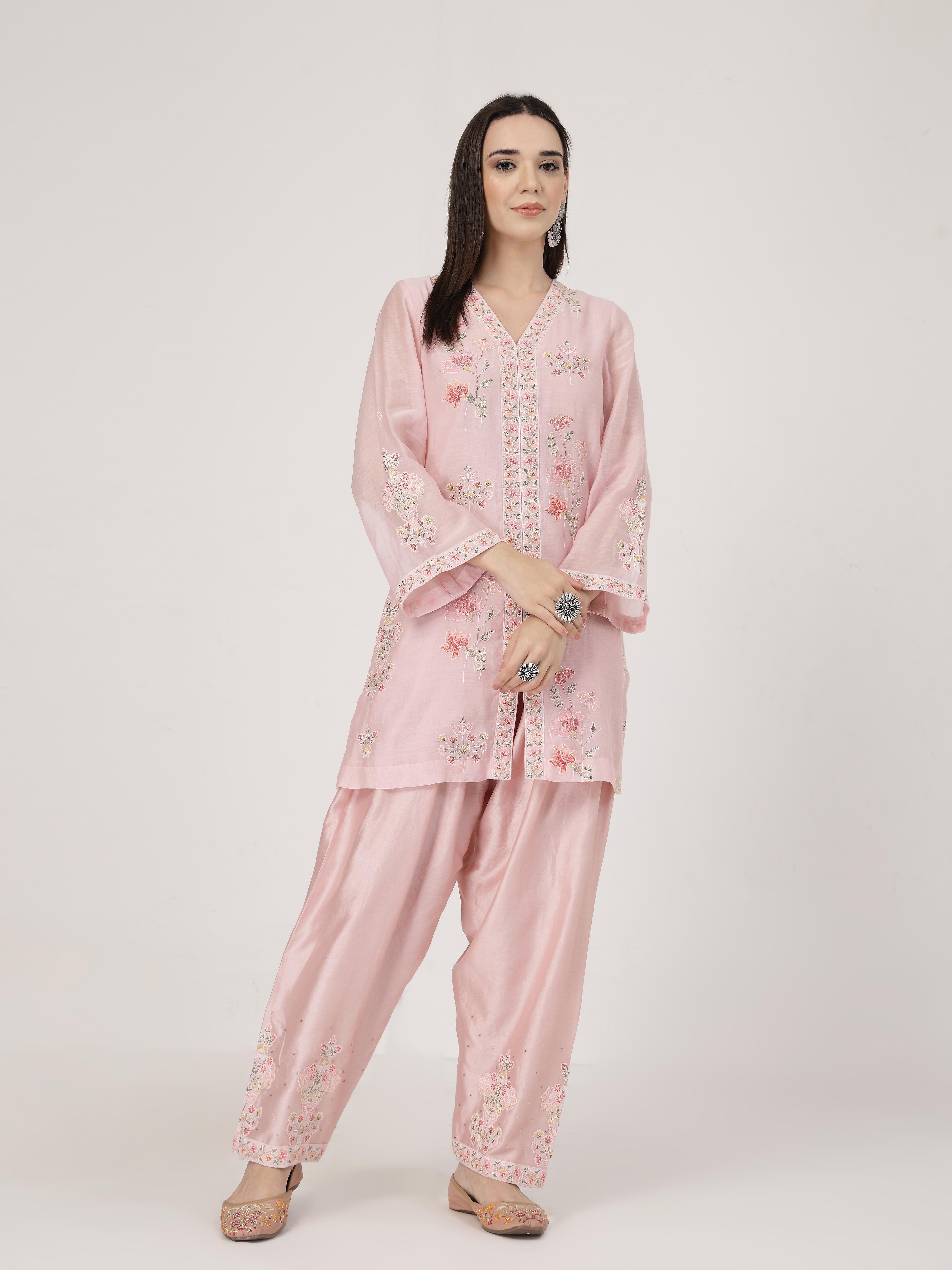 Pearl Pink Suit Set