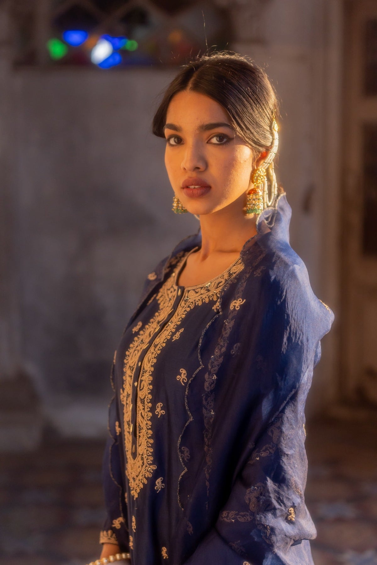 SAAZ Classic Embroidered Kurta Set