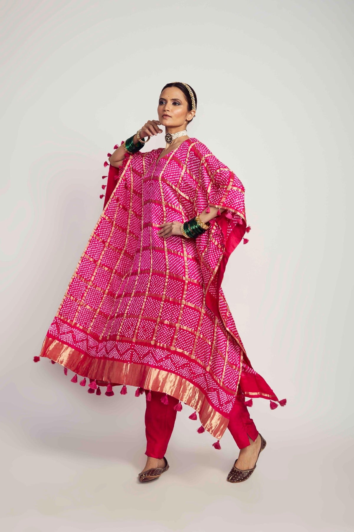 Gharchola kaftan