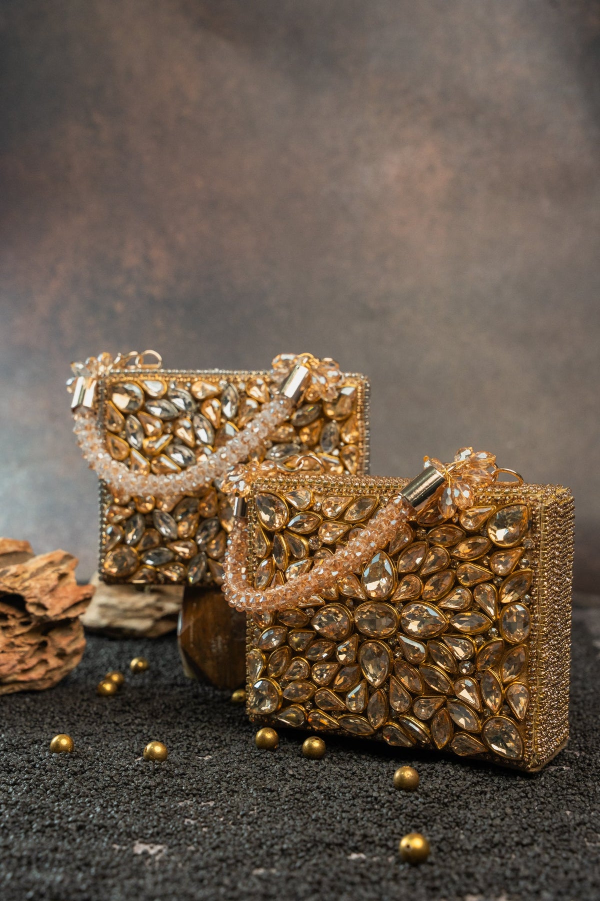 Diamond Casket Silver Gold