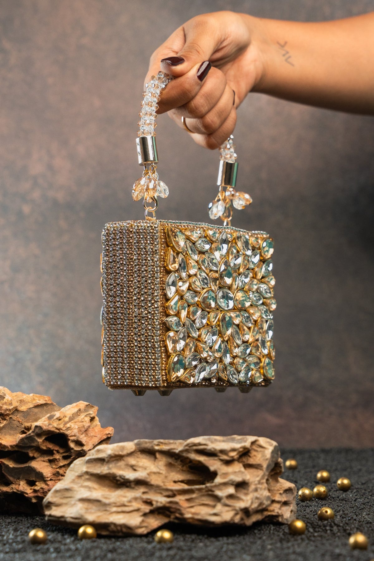 Diamond Casket Silver Gold Mini