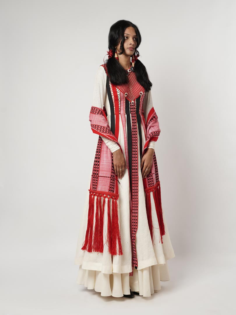 FLOATING PANELLED KAILDAR SET